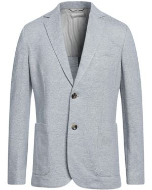 Agnona Azure Blazer Linen, Cotton - Gray