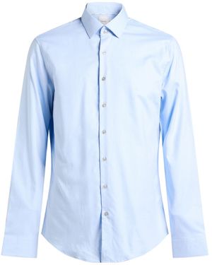 Calvin Klein Midnight Shirt Cotton, Elastane - Blue
