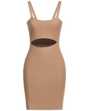 Kontatto Mini Dress Viscose, Polyester - Natural
