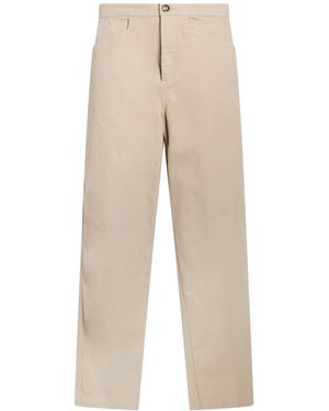 JW Anderson Trousers Cotton - Natural