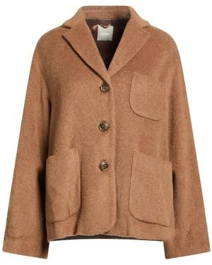 Kiltie Jacket Alpaca Wool, Polyamide, Virgin Wool - Brown