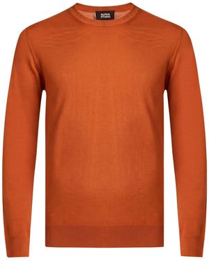 Alpha Studio Pullover - Orange