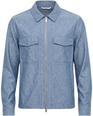 Marco Pescarolo Slate Jacket Virgin Wool, Cashmere, Elastane - Blue