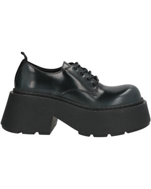 Vic Matié Lace-Up Shoes Leather - Black