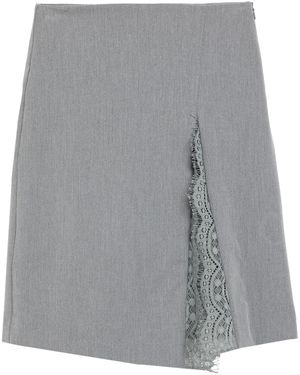 No Secrets Mini Skirt - Grey