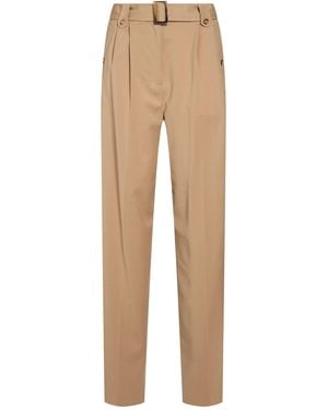 Barbara Bui Camel Pants Polyester, Wool, Elastane - Natural