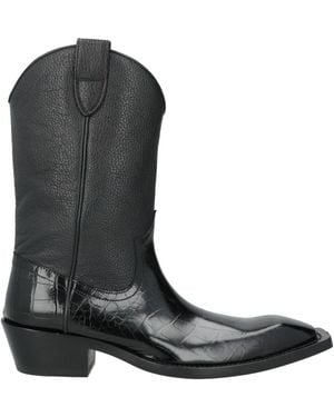 Martine Rose Ankle Boots Leather - Black