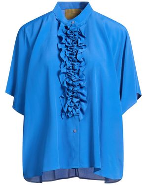 Momoní Shirt Acetate, Silk - Blue