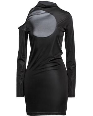 Haveone Mini Dress Polyester, Elastane - Black
