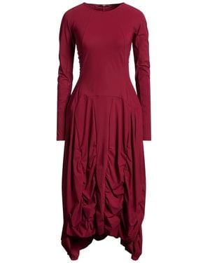 High Midi Dress - Red