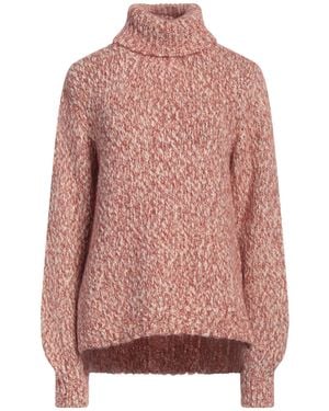 Daniele Fiesoli Collezione N_01 Turtleneck Wool, Nylon, Baby Alpaca Wool - Pink