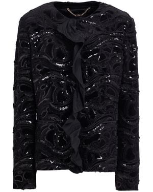 Clips Jacket Polyester, Elastane - Black