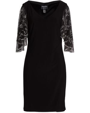 FRANK LYMAN Mini Dress Polyester, Elastane - Black