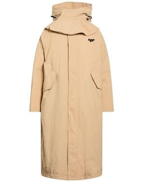Maison Kitsuné Overcoat & Trench Coat Nylon - Natural