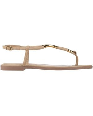 Sergio Rossi Thong Sandal - Natural