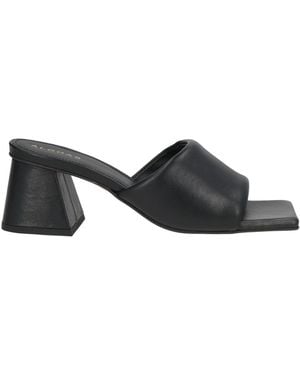 Alohas Sandals Leather - Black