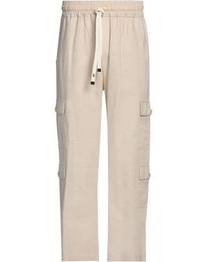 J·B4 JUST BEFORE Trousers Linen, Viscose - Natural