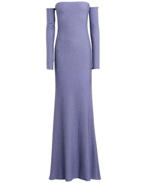 Blumarine Maxi Dress Polyamide - Purple