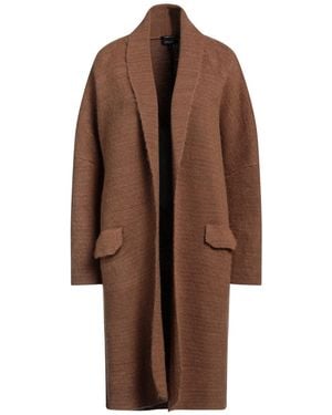Woolrich Camel Cardigan Wool, Mohair Wool, Polyamide - Brown