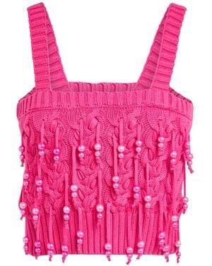 Pinko Fuchsia Top Cotton - Pink