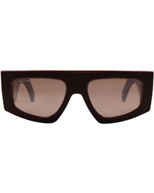 Etro Lunettes De Soleil - Marron