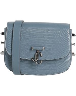 Jimmy Choo Slate Cross-Body Bag Calfskin - Blue