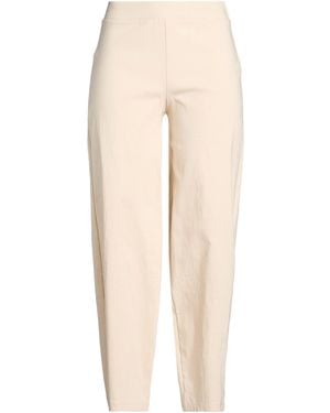 Liviana Conti Trousers Viscose, Polyamide, Elastane - Natural