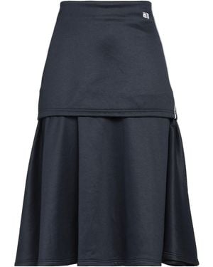 Wales Bonner Midnight Midi Skirt Recycled Polyamide, Polyester - Blue