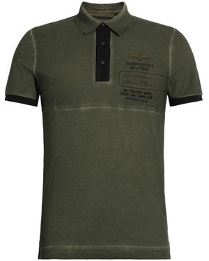 Aeronautica Militare Polo Shirt Cotton, Elastane - Green