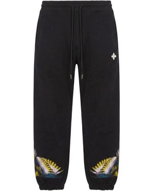 Marcelo Burlon Trousers Cotton - Black