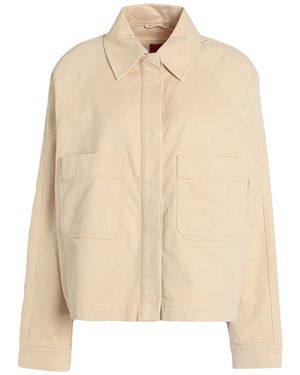 HUGO Jacket Cotton, Elastane - Natural