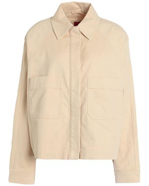 HUGO Jacket Cotton, Elastane - Natural