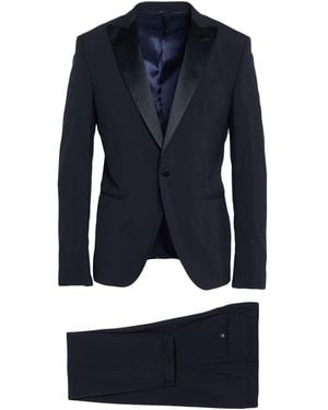 Tombolini Midnight Suit Virgin Wool - Blue