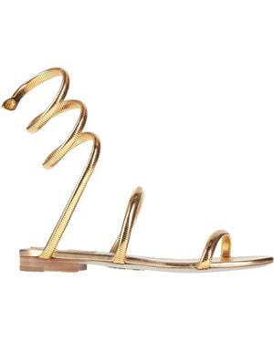 Rene Caovilla Sandals - Metallic