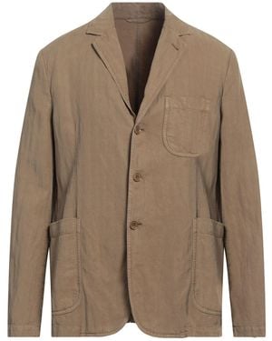 Aspesi Blazer Lyocell, Linen, Cotton - Brown