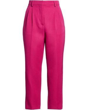 Lanvin Fuchsia Pants Virgin Wool - Pink