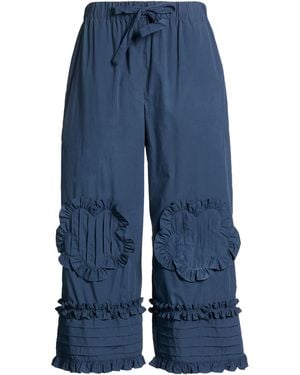 KENZO Slate Pants Cotton - Blue