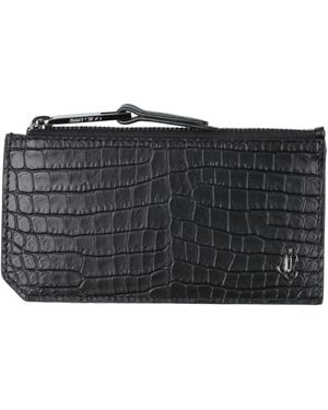 Jimmy Choo Coin Purse Leather - Black