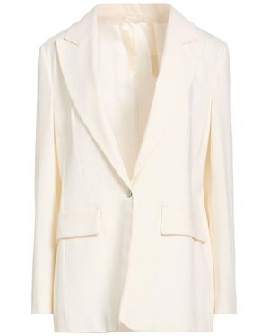 Carla G Ivory Blazer Virgin Wool, Polyamide, Elastane - White