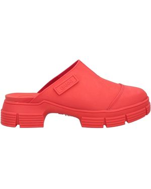 Ganni Mules & Clogs - Red