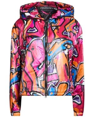 Peuterey Fuchsia Puffer Polyamide - Red