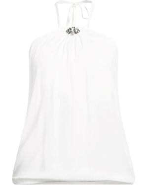 Blugirl Blumarine Top Acetate, Silk - White