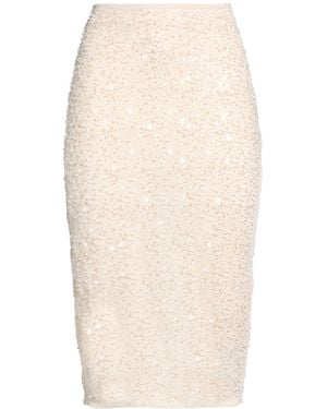 Kaos Midi Skirts - Natural