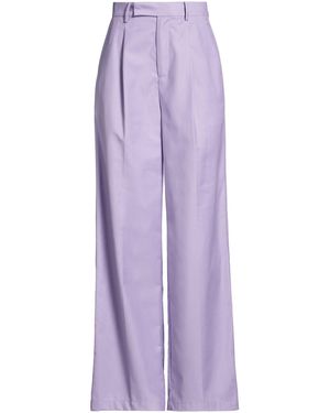Isabelle Blanche Trousers Polyester, Viscose - Purple