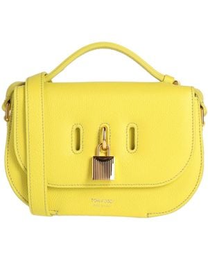 Tom Ford Handbag Bull Skin, Calfskin - Yellow