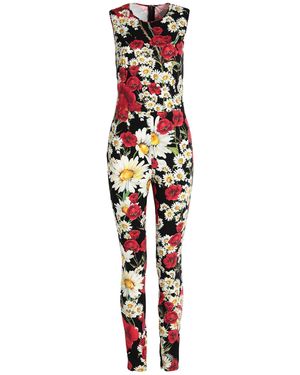 Dolce & Gabbana Jumpsuit Polyamide, Elastane, Silk - White