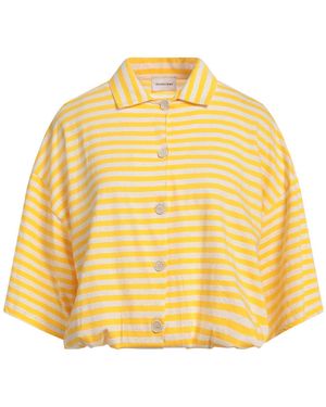 Scaglione Polo Shirt Cotton, Linen - Yellow
