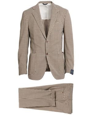 Tombolini Suit Virgin Wool, Cotton - Gray