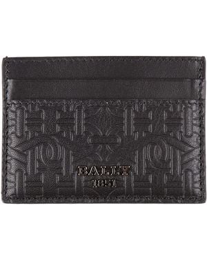 Bally Cardholder Cow Leather - Black