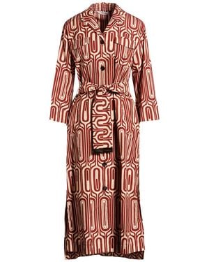 Max Mara Vestido Midi - Rojo